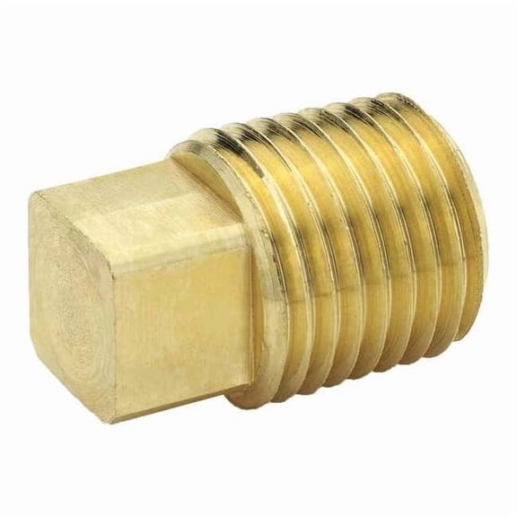 Square Head Plug Brass Square Head Plug, 1/8 in Male NPT X 211P-2
