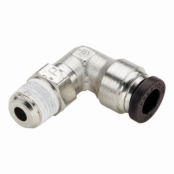 Parker Swivel Elbow,Pipe 1/2",Tube 1/2" W169PLP-8-8