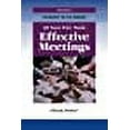 thumbnail image 1 of Parker Team: Effective Meetings : 20 Sure-Fire Tools (Paperback), 1 of 1