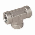 thumbnail image 1 of Parker Tee, 316 SS, 1/4 in Pipe Size,Female NPT 4-4-4 FT-SS, 1 of 1