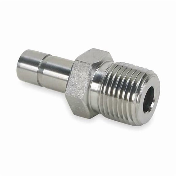 Parker 1/4" x 1/2" MNPT x CPI SS Tube End Male Adapter 8-4 T2HF-SS