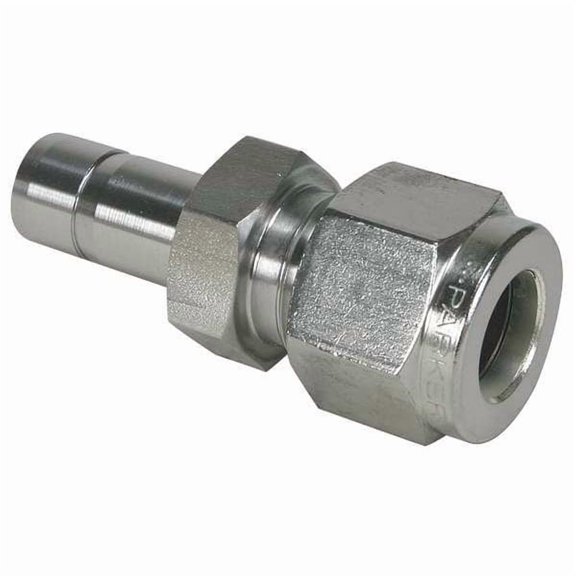 Parker Tube End Reducer,SS,A-LOK,1/4In x 1/8In 4TUR2-316