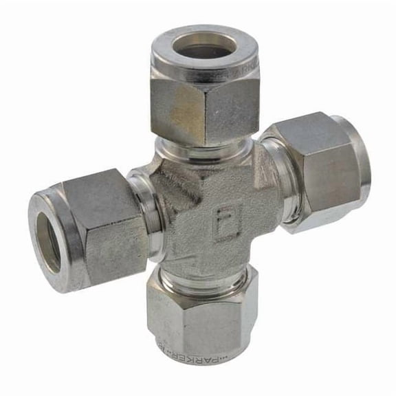 Cross, SS, Comp 1/4", 1/4", 1/4", 1/4" 4ECR4-316