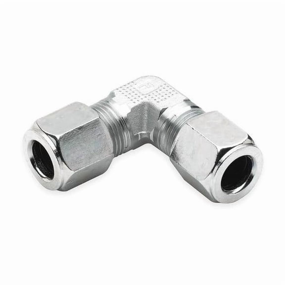 Parker 9/16-18" x 3/8" Compression x Male SS Union Elbow 6 EBU-SS