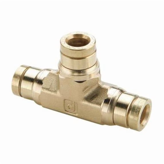 Parker Tee, Tube 3/8", 3/8", Push-Fit 3/8" 164PTC-6