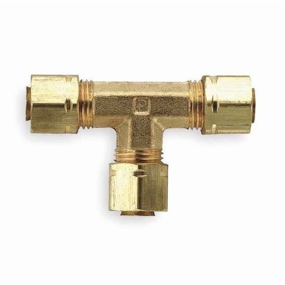 Parker 1/4" Compression-Align Brass Union Tee 25PK 164CA-4