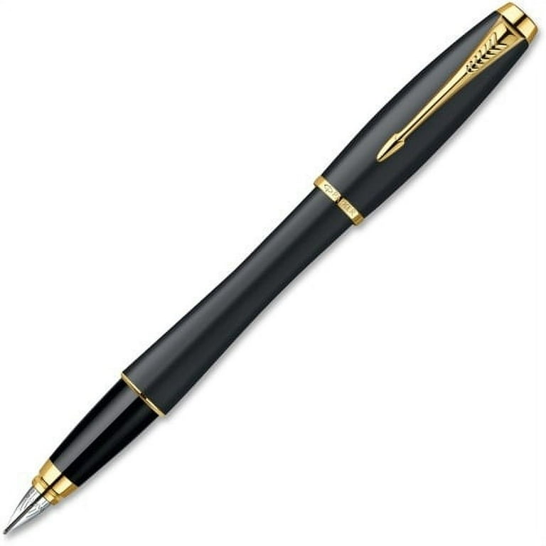 Parker Urban Fountain Pen - Fine Pen Point - Refillable - Black - 1 Each Parker Urban Fountain Pen - Fine Pen Point - Refillable - Black - 1 Each