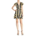 thumbnail image 1 of Parker Womens Elijah Striped Mini Dress, Multicoloured, 6, 1 of 2