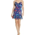 thumbnail image 1 of Parker Womens Erica Floral Ruffled Mini Dress Blue 8, 1 of 4