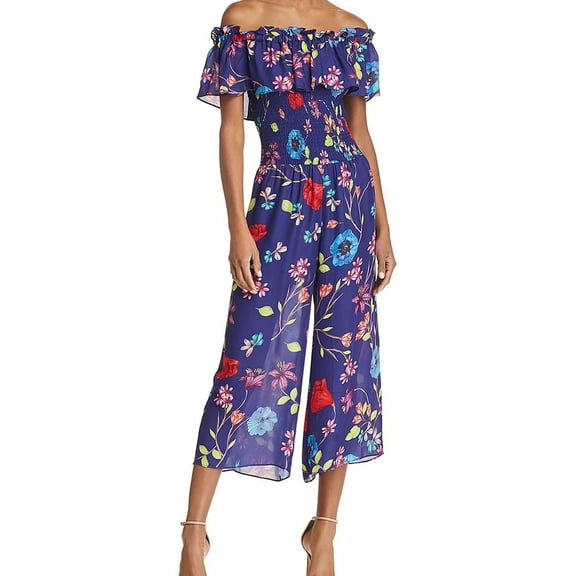 Parker Womens Floral Jumpsuit, Multicoloured, 6