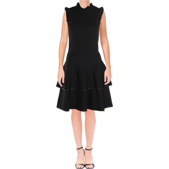 PARKER Women's Ryker Sleeveless Knit Dress, Black, XS