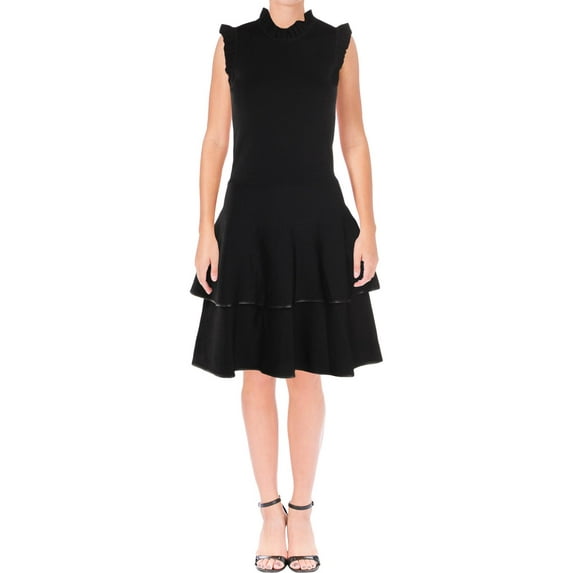 PARKER Women's Ryker Sleeveless Knit Dress, Black, XS
