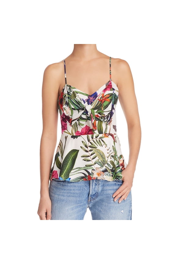 Womens Magnolia Tank Top, White, Medium