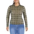 thumbnail image 1 of Parker Womens Plus Crewneck Sheer Pullover Top, 1 of 1