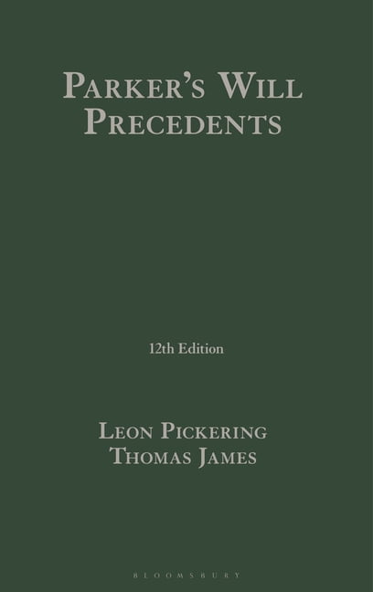 Parker's Will Precedents, (Hardcover)
