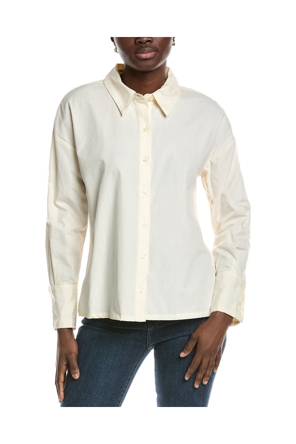 womens The Reed Shirt, xs, White