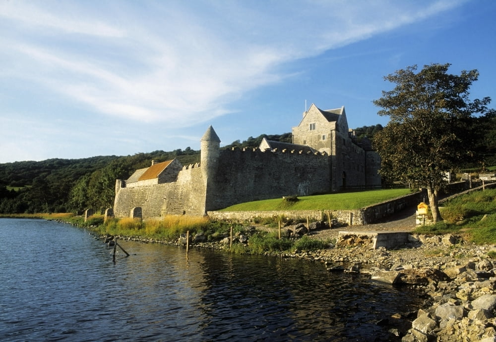 Parkes Castle Co Leitrim Ireland Canvas Art - The Irish Image Collection Design Pics (17 x 11)