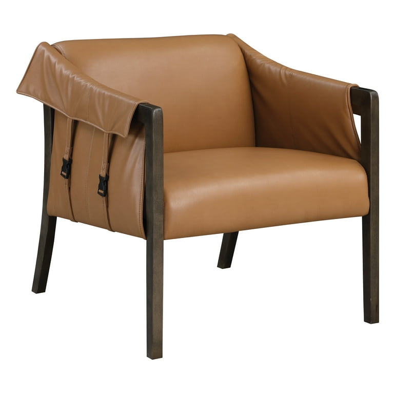 Walmart faux leather sale chair
