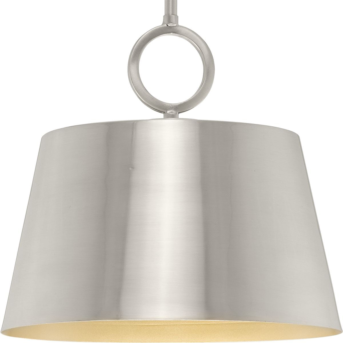 Parkhurst Brushed Nickel Glass Dome Pendant Light