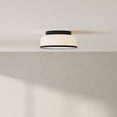 thumbnail image 1 of Parkhurst Collection Two-Light Matte Black New Traditional 11-1/4" Flush Mount Light, 1 of 3