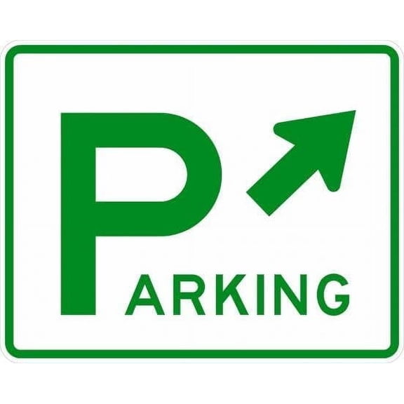 Parking Area Sign Parking Signs Metal Sign Tin Sign 12x16 Inch - Caution Safety Warning Security Signs Indoor & Outdoor Signs for Home, Office, Work
