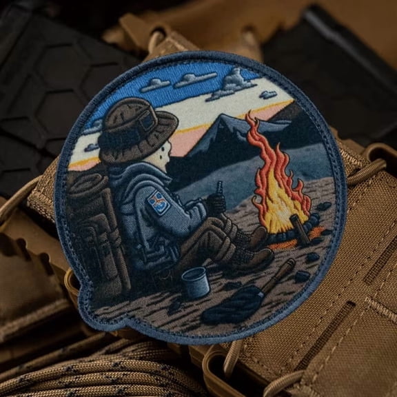 Parking Explorer Tactical Patch - High-Quality Embroidered Military Badge for Combat Armbands and Backpack Decoration, Mixed Colors