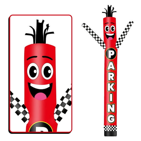 Parking Inflatable Tube Man Wacky Wavy Dancing Guy for Outdoor Decoration Advertising Business Promotion (Blower Not Included)