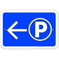 thumbnail image 1 of Parking Left Arrow Sign, 1 of 1