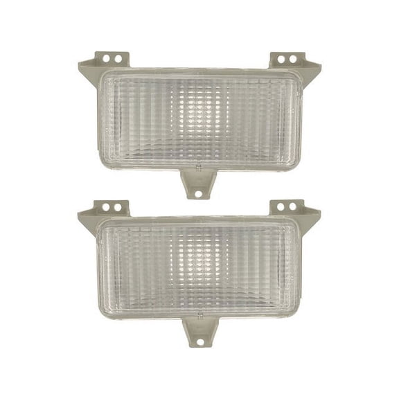 Parking Light Set 2 Piece - Compatible with 1983 - 1986 Chevy C10 1984 1985