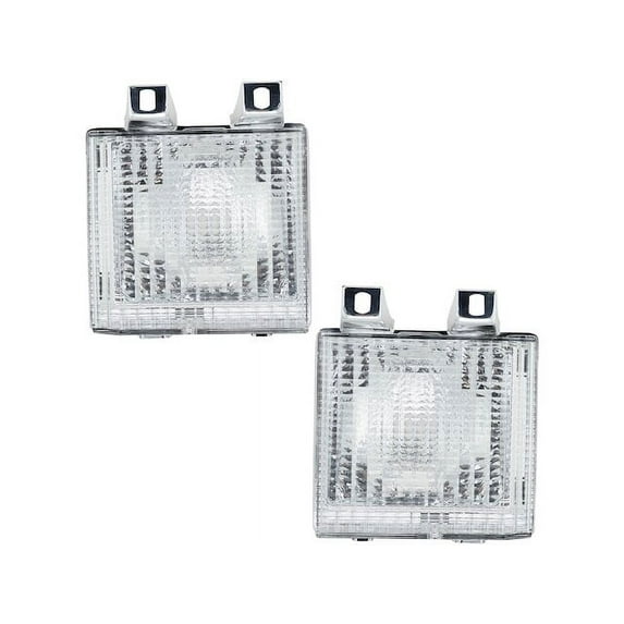 Parking Light Set 2 Piece - Compatible with 1983 - 1986 Chevy K10 1984 1985