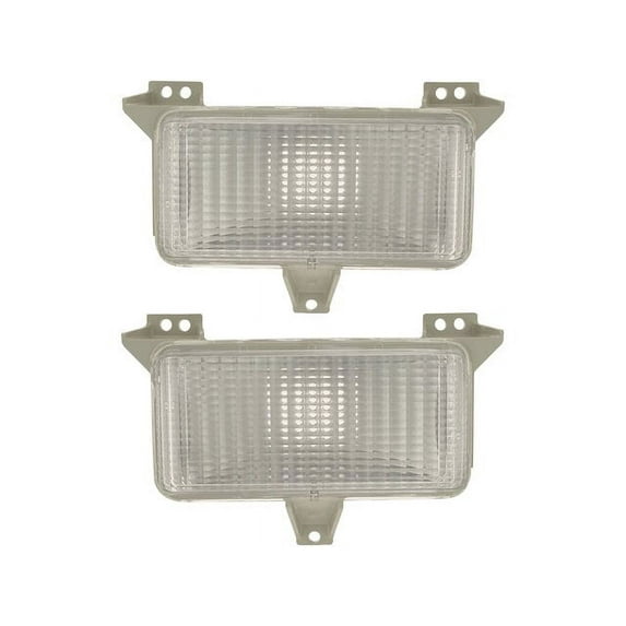 Parking Light Set 2 Piece - Compatible with 1983 - 1986 Chevy K20 1984 1985