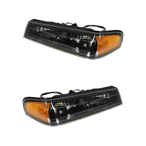 Parking Light Set 2 Piece - Compatible with 2004 - 2012 Chevy Colorado 2005 2006 2007 2008 2009 2010 2011
