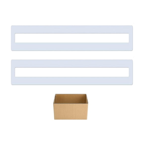 Parking Lot Line Stencil Foldable Reusable Line Stencil Template with Paper Box for Parking Lot and Pavement Lines 2PCS