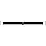 Parking Lot Line Stencil | Part# 10000313 | 108" W x 4" H | Easily Stripe Your Property | Durable 1/8" PolyTough Lifetime | Heavy-Duty Traffic Paint Stencil | Easy-to-Use Road Marking | Made in USA