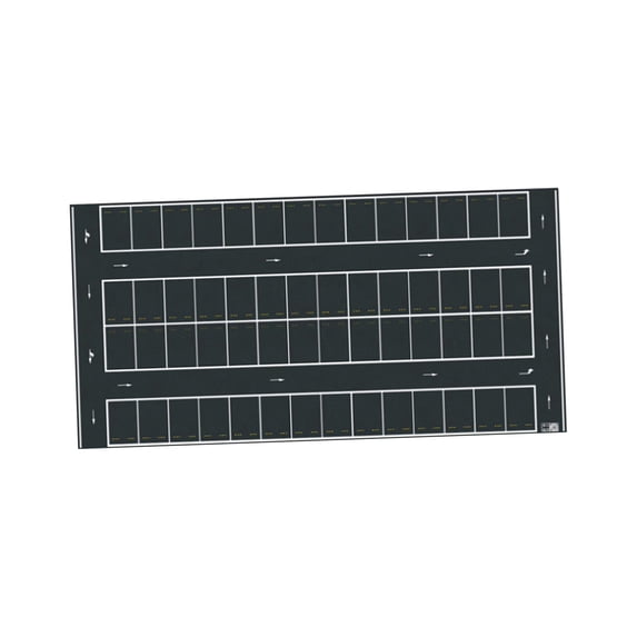 Parking Lot Pad Scene Mat Car Display Large 40x80cm Size for 1/64 Scale Vehicle Diorama Scenery