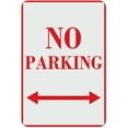 thumbnail image 1 of No Parking Metal Sign Warning Metal Tin Sign Notice Attention Funny Sarcastic Sign 12x8in Weatherproof Plaque Tin Sign for Pub Club Kitchen Man Cave Kitchen, 1 of 5