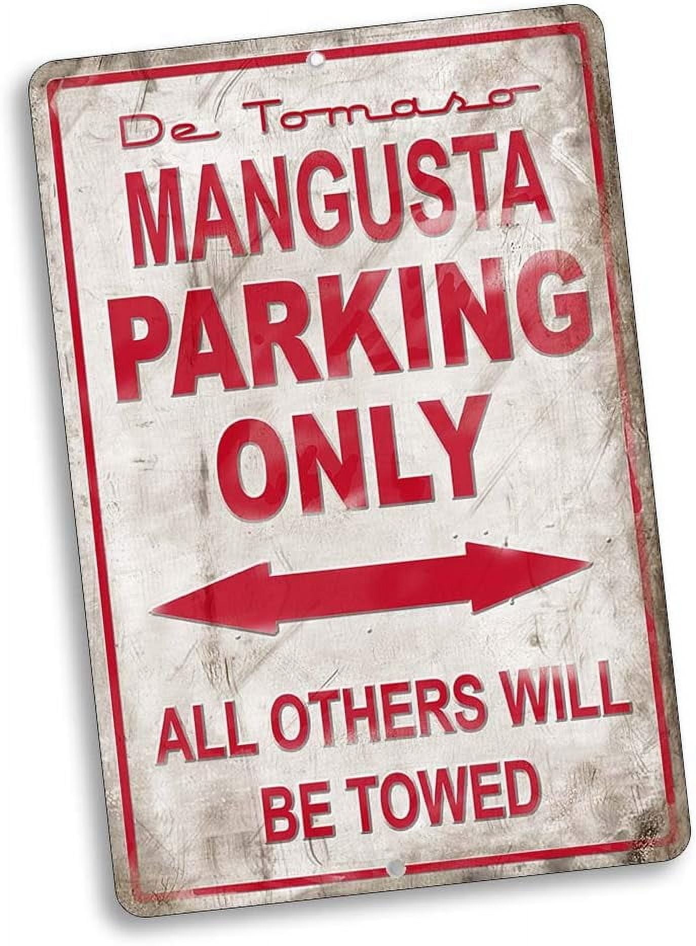 Moomba Docking Only Metal Sign - Vintage Style Tin Sign, 8x12 Inches, Garage Or Home Decor