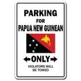 thumbnail image 1 of Parking For Papua New Guinean Only National Pride Sign | Indoor/Outdoor | Funny Home Décor for Garages, Living Rooms, Bedroom, Offices | SignMission Papua New Guinea Flag National Pride Love, 1 of 4