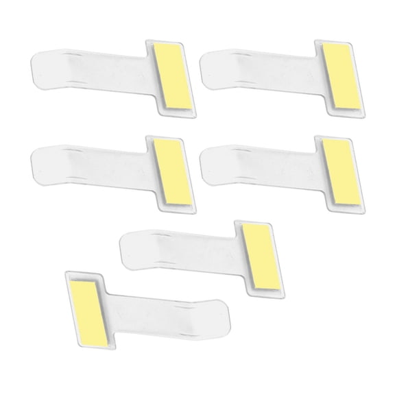 Parking Permit Holder,Clear Car Windscreen Ticket Holder, Adhesive Tickets Clips for Car Refrigerator