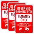 thumbnail image 1 of Parking Reserved for Tenants Only Sign, Private Driveway Warning Sign 3pk, 1 of 3