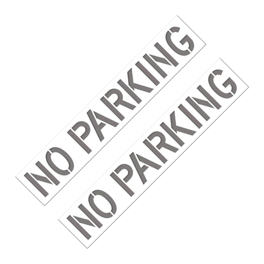 Parking Restriction Stencil 12Inch High Silicone Drawing Templates ...
