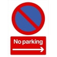 thumbnail image 1 of No Parking Right Arrow At Any Time Sign Portrait Parking Signs & Permits Metal Sign Tin Sign 12x16 Inch - Caution Safety Warning Security Signs Indoor & Outdoor Signs for Home, Office, Work, 1 of 5