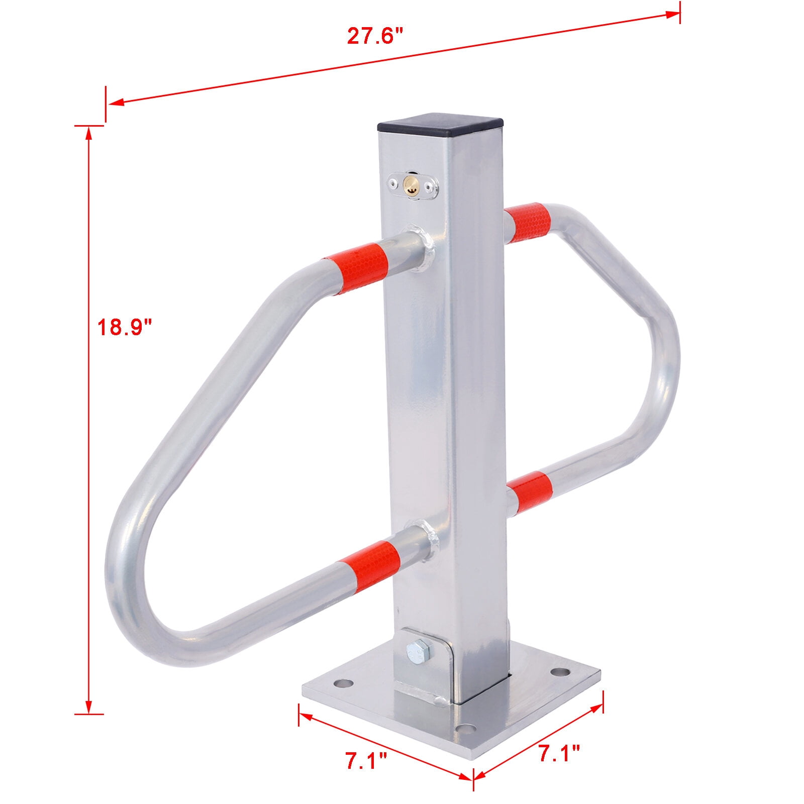 Parking bollard,pole barrier with lock ,car parking protection posts ...