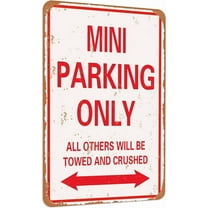 Parking only Look Funny Mental tin Sign-8 X 12 inches-Aluminum