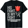 thumbnail image 1 of Parkinson's Disease Awareness April Month Red Tulip T-Shirt, 1 of 4