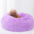 thumbnail image 1 of Calming Dog Bed, 24" Plush Active cat Bed, Anti Anxiety Round Donut Dog Bed, Washable and Calm Orthopedic pet Bed, Improve Sleep, Soft cat Litter, Suitable for Small and Medium-Sized Cats and Dogs, 1 of 8