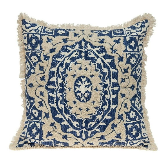 Parkland Collection Abu Transitional Beige Throw Pillow