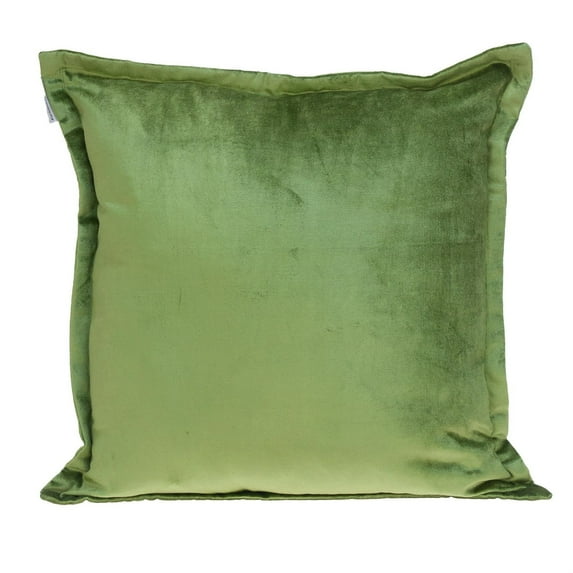 Parkland Collection Agneta Transitional Olive Throw Pillow
