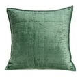 thumbnail image 1 of Parkland Collection Agua Green Solid Quilted Throw Pillow, 1 of 7