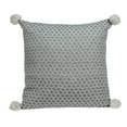 thumbnail image 1 of Parkland Collection Allegro Transitional Gray Throw Pillow, 1 of 9